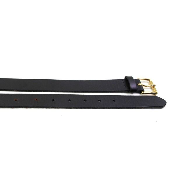 Banana Republic BLACK REAL LEATHER 1 1/8"Wd CASUAL DRESS WOMEN'S BELT Sz L (C73 - Picture 15 of 16